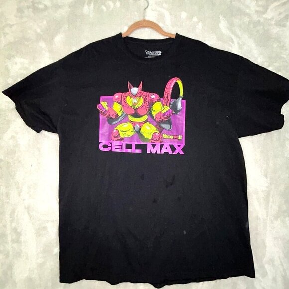 Dragon Ball Z Super Hero Cell Max Black T Shirt Mens 2XL - Picture 1 of 4